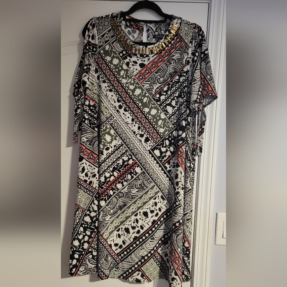 Women Roz & Ali Dress from Dressbarn sz 1XL